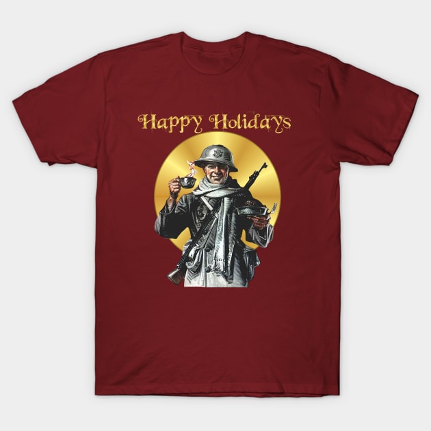 Military Holidays Christmas Thanksgiving New Year T-Shirt T-Shirt by hispanicworld